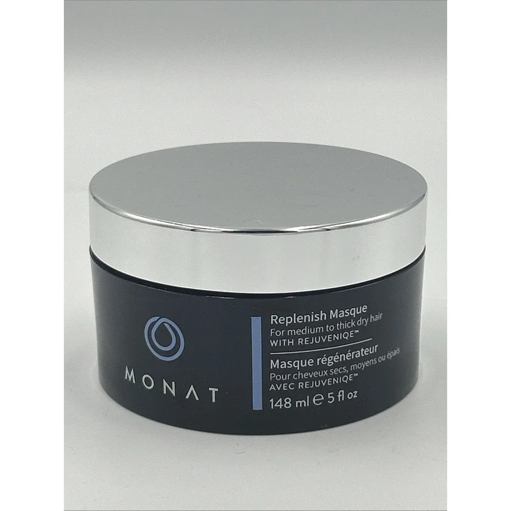 Monat Replenish Masque with Rejuveniqe for Medium to Thick Dry Hair 5oz 148ml